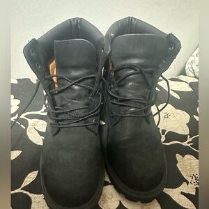 Timberland junior black boots